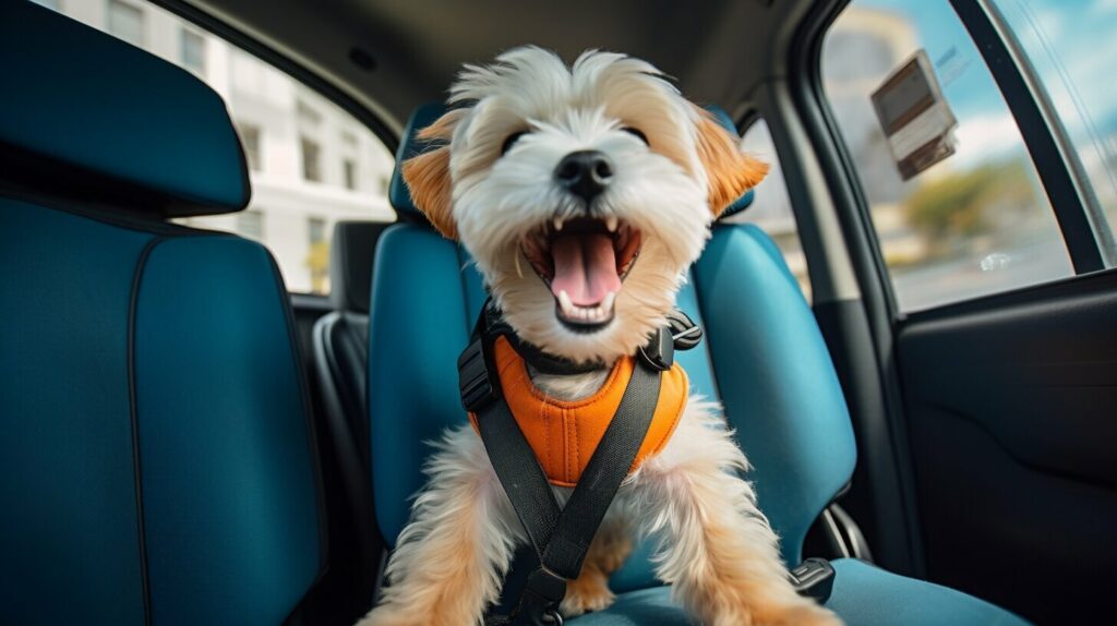 kleine hunde sicher im auto transportieren