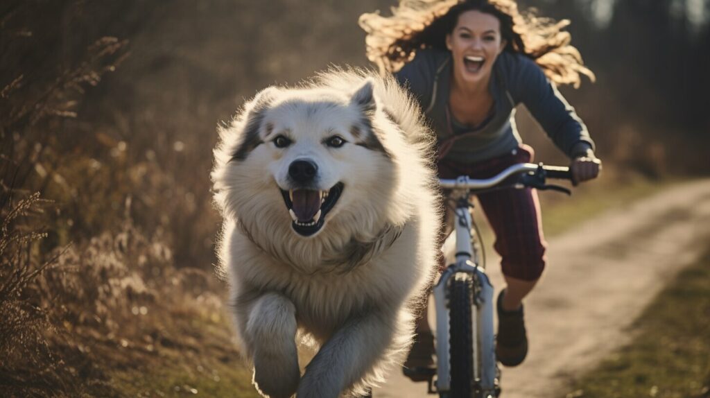 wie weit kann ein hund am fahrrad laufen